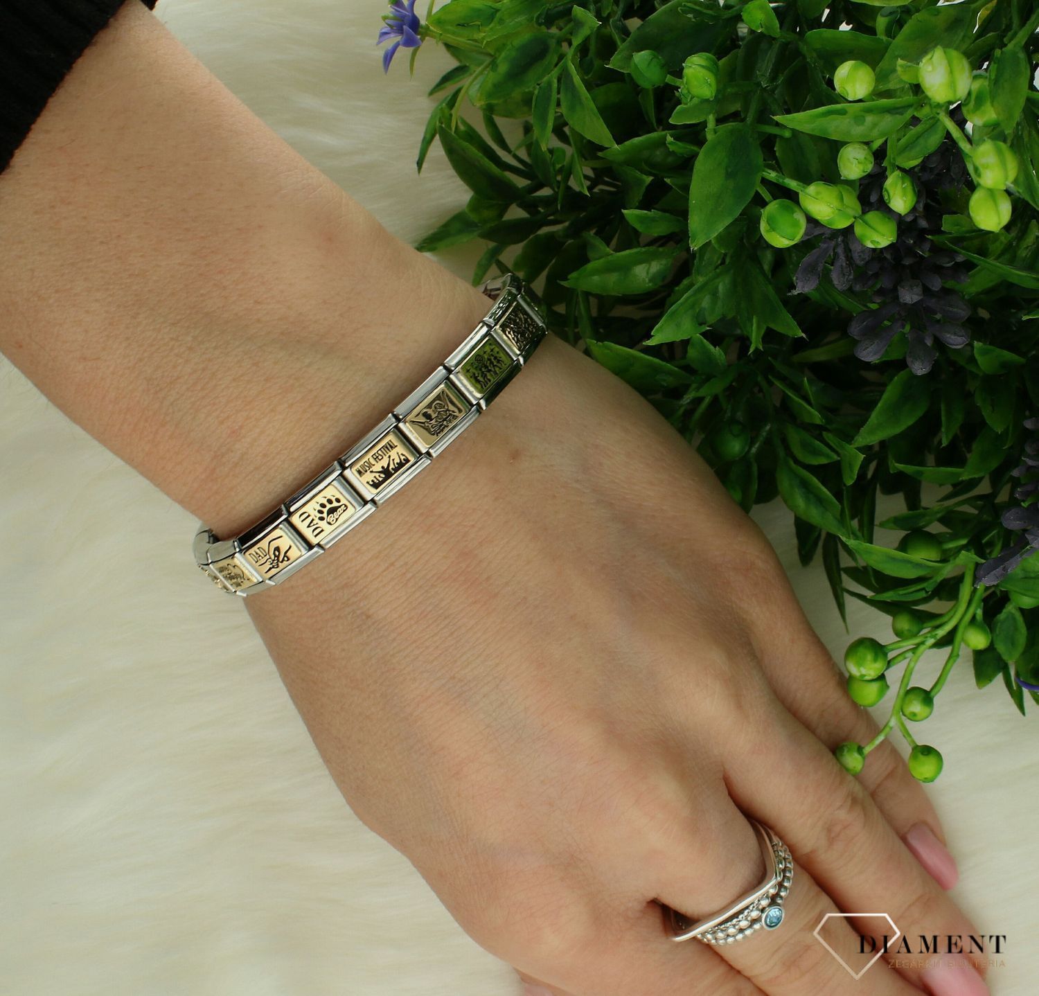 Nomination Link 18K zawieszka złoto 'Szczęśliwego Dnia Matki' 030166 36.png